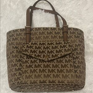 Michael Kors Brown Logo Tote